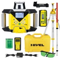 Rotacinis lazerinis nivelyras Nivel System NL740G Digital + stovas SJJ32+ matuoklė LS-24